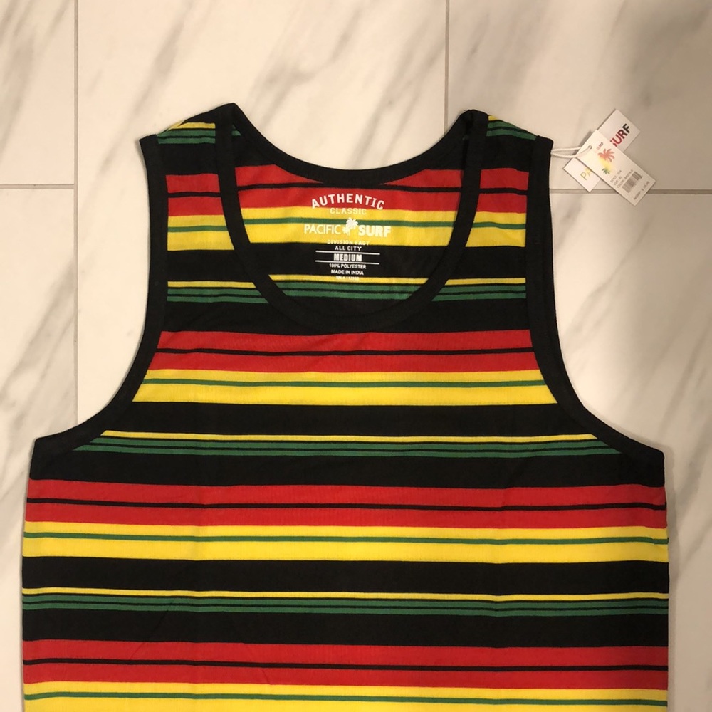 Men’s Rasta Tank Top - Picture 2 of 5